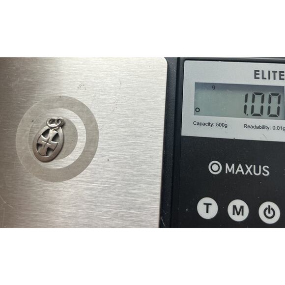 Jeep Collin’s Sterling Silver Cross Charm 1G / 0.7in - Picture 4 of 4